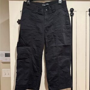 Riders by Lee mid rise skimmer Black Cargo Pants